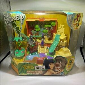 Disney Jungle Book Adventure Playset - Yellow, Green, Brown